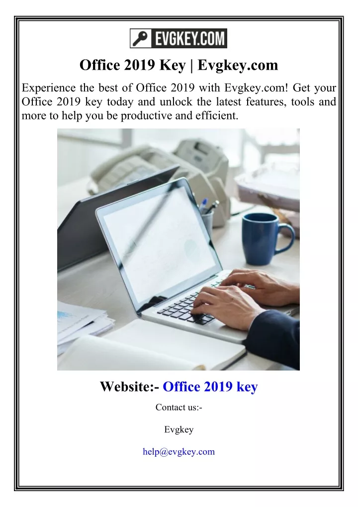 office 2019 key evgkey com