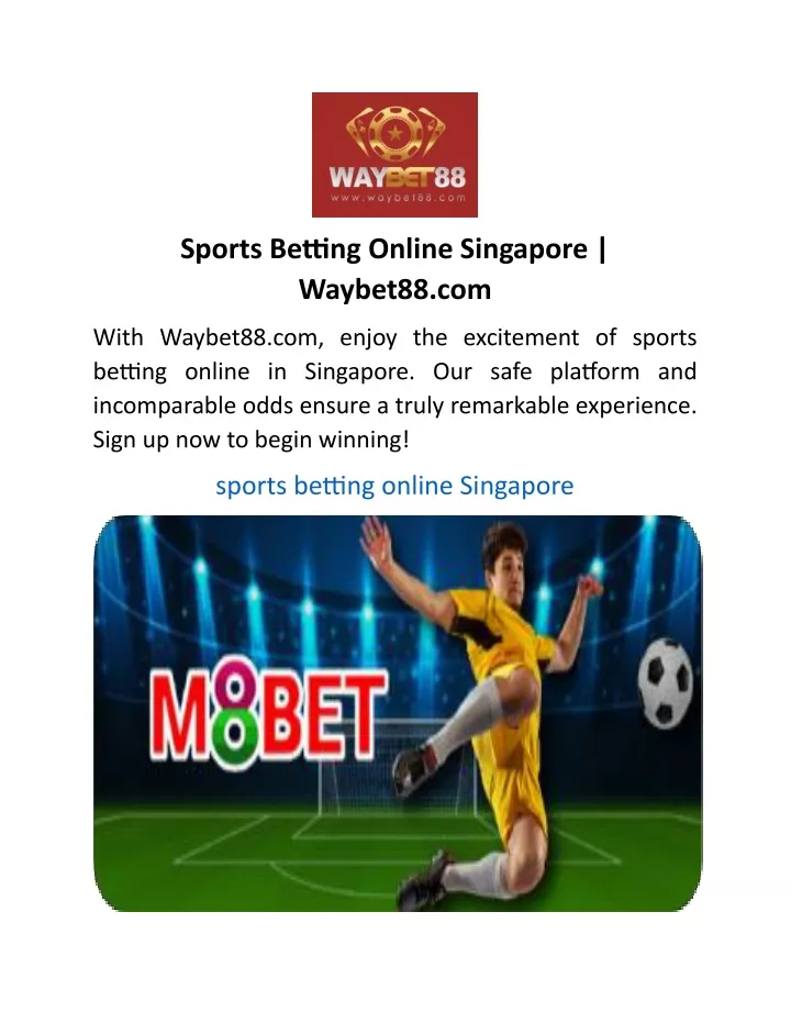 sports betting online singapore waybet88 com