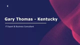 Gary Thomas (Kentucky) - Possesses Good Leadership Skills
