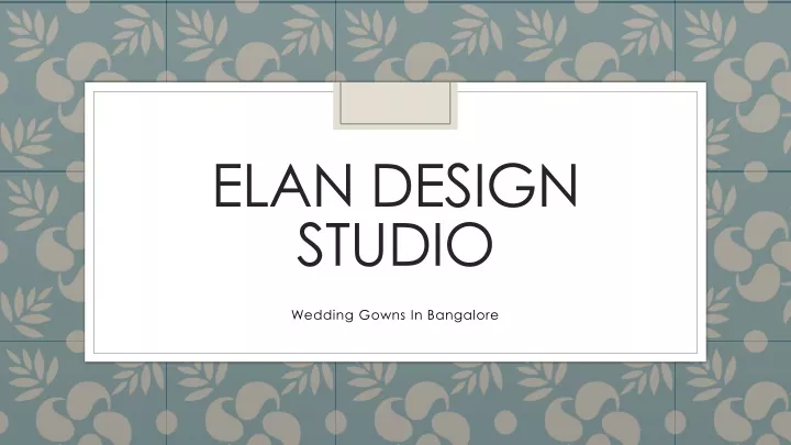 elan design studio