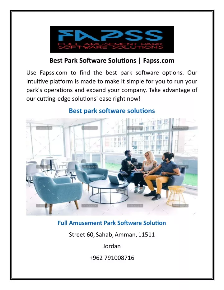 best park software solutions fapss com