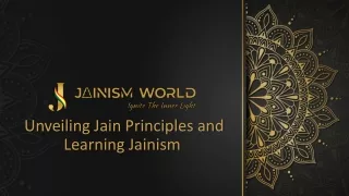 unveiling jain principles and learning jainism