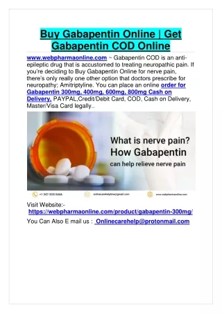 buy gabapentin online get gabapentin cod online