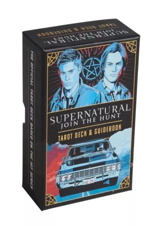 ✔Download⭐ Book [⚡PDF] Supernatural Tarot Deck and Guidebook