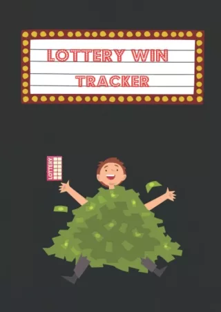 ✔Download⭐/⚡PDF Lottery Win Tracker: A log book to track and record your lottery wins