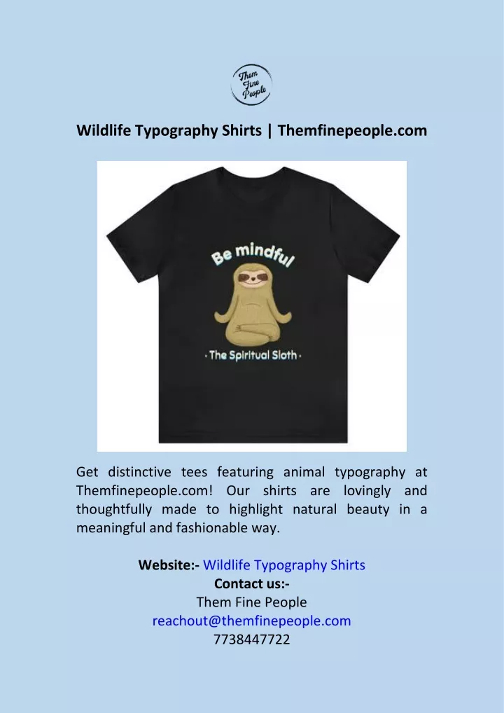 wildlife typography shirts themfinepeople com