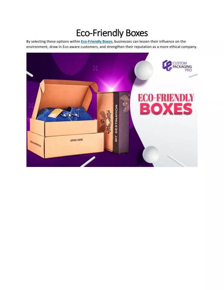 eco eco friendly boxes friendly boxes