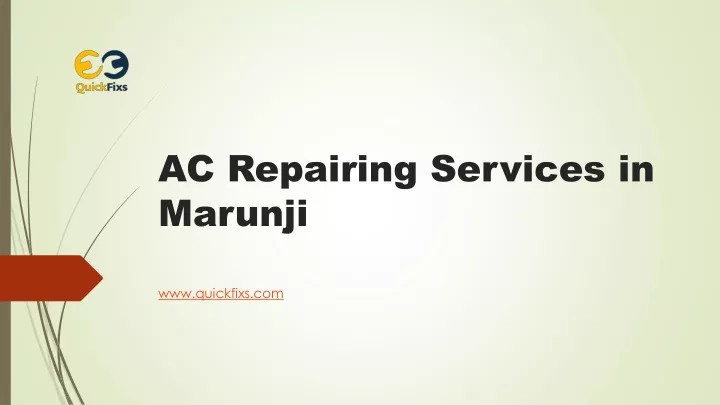 ac repairing services in marunji