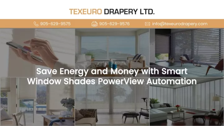 save energy and money with smart window shades