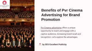 Benefits of Pvr Cinema Advertising for Brand Promotion