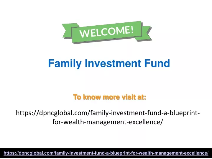 family investment fund