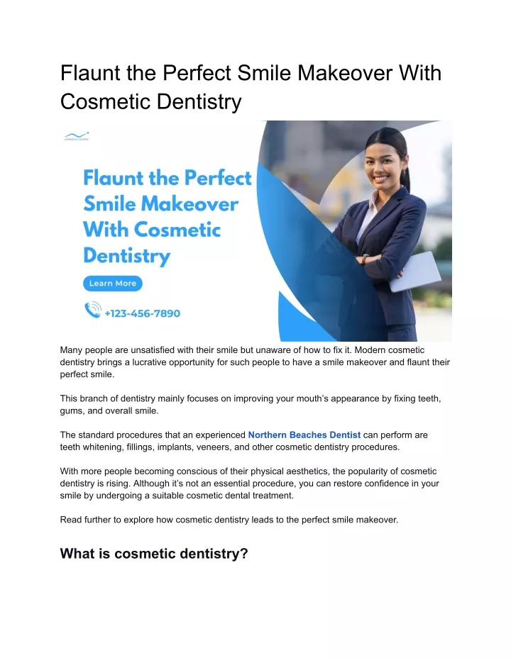 flaunt the perfect smile makeover with cosmetic