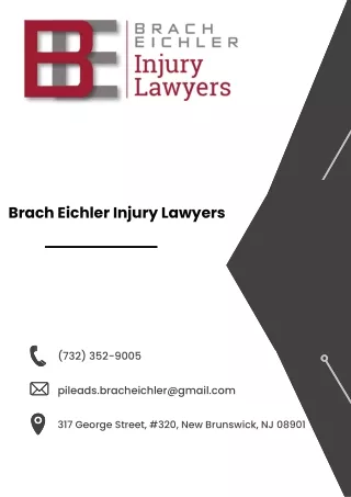 Brach Eichler Injury Lawyers