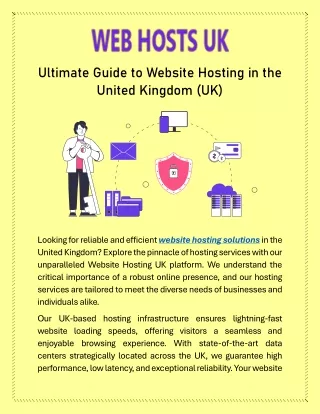 Ultimate Guide to Website Hosting in the United Kingdom