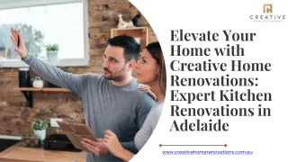 Kitchen Renovations Adelaide--Creative Home Renovations