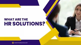 what are the hr solutions