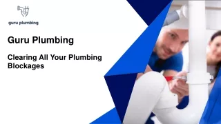 Clearing All Your Plumbing Blockages
