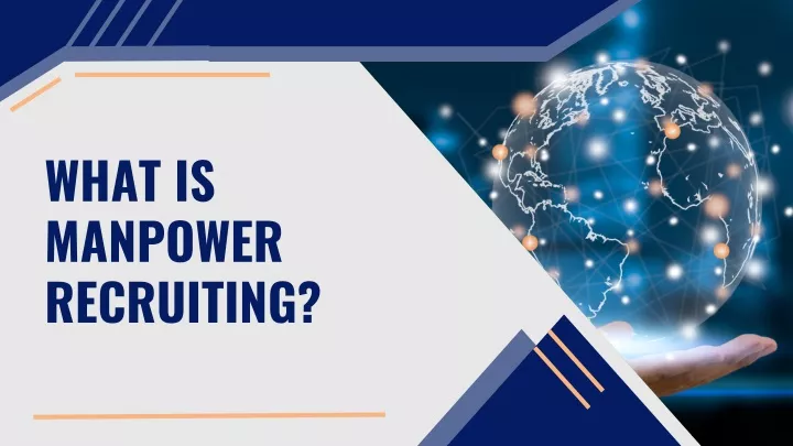 what is manpower recruiting