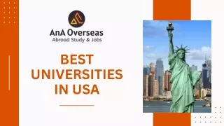 Best Universities in the USA