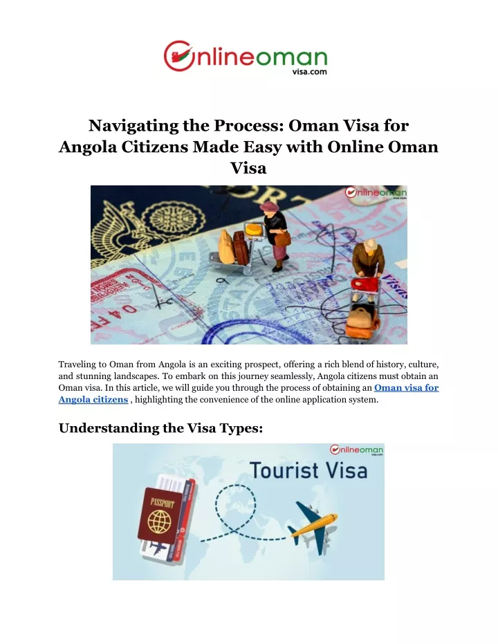 navigating the process oman visa for angola