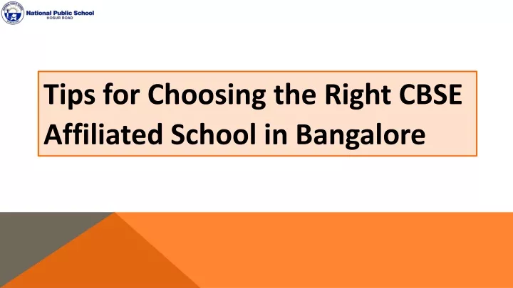 tips for choosing the right cbse affiliated