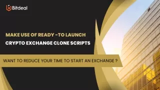 Crypto Exchange Clone Scripts