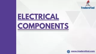 Discover Top Electrical Component Suppliers and Manufacturers in UAE - TradersFi