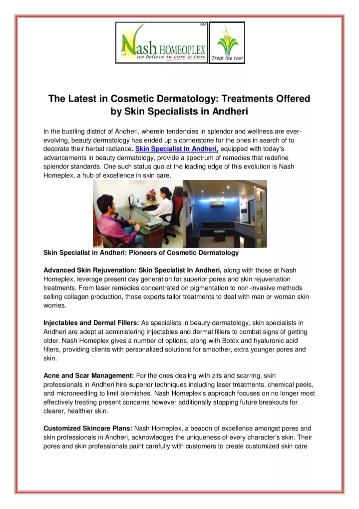 the latest in cosmetic dermatology treatments