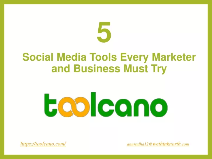 social media tools every marketer and business must try