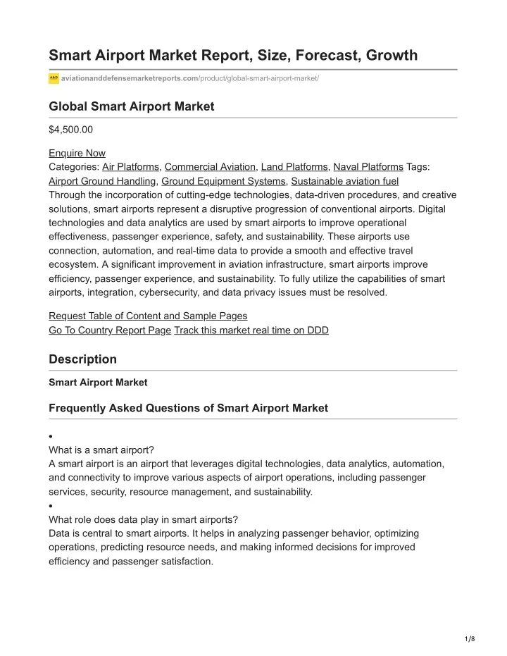 smart airport market report size forecast growth
