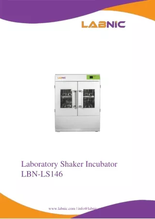 laboratory shaker incubator lbn ls146