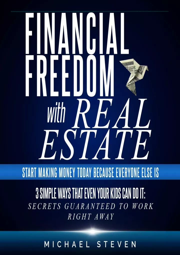 pdf read financial freedom with real estate start