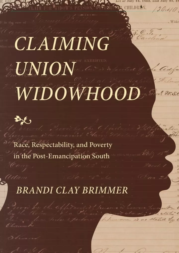 pdf read online claiming union widowhood race