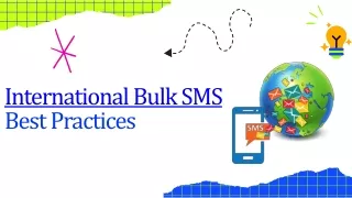 international bulk sms best practices