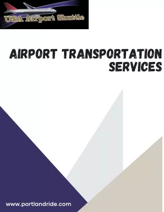Elevate Your Journey with Our Airport Transportation Services