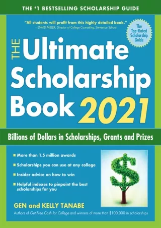 ❤ PDF_  The Ultimate Scholarship Book 2021: Billions of Dollars in Scholarships,