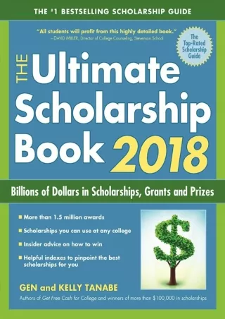 ✔DOWNLOAD⭐/PDF  The Ultimate Scholarship Book 2018: Billions of Dollars in Schol