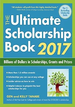 [PDF] ✔DOWNLOAD⭐  The Ultimate Scholarship Book 2017: Billions of Dollars in Sch
