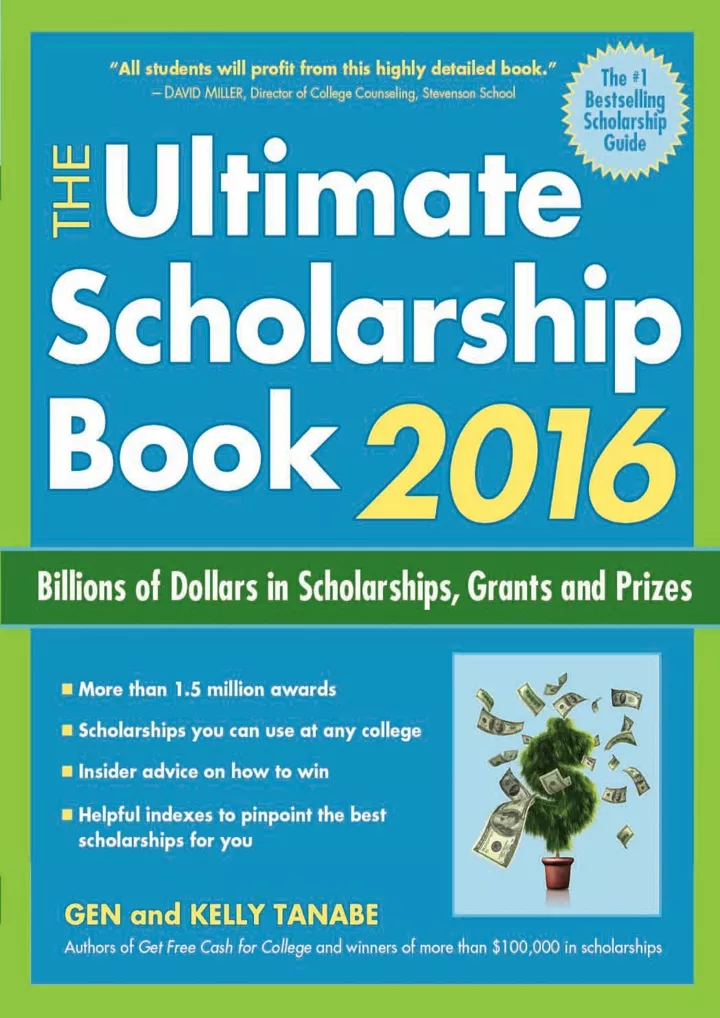 download book pdf the ultimate scholarship book