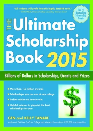 PDF/❤READ⚡/✔DOWNLOAD⭐  The Ultimate Scholarship Book 2015: Billions of Dollars i