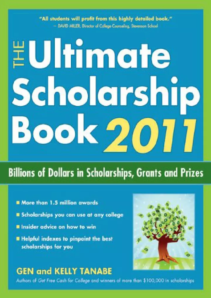 download pdf the ultimate scholarship book 2011