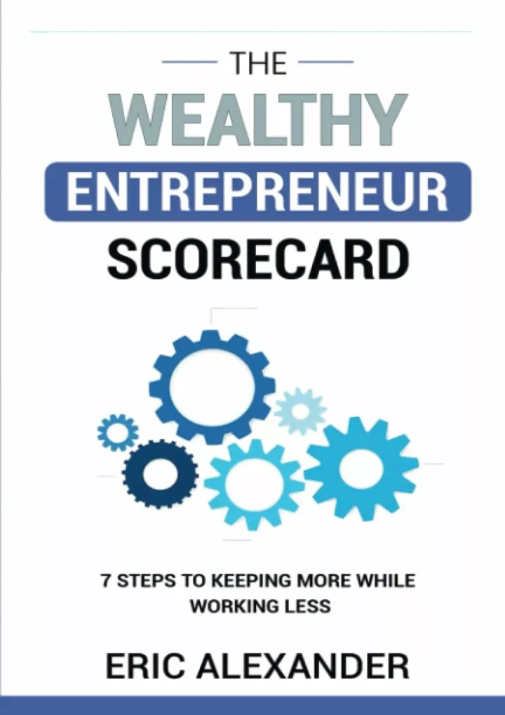 read download the wealthy entrepreneur scorecard