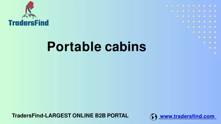portable cabins