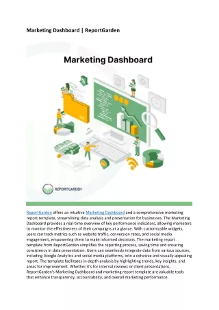 marketing dashboard reportgarden