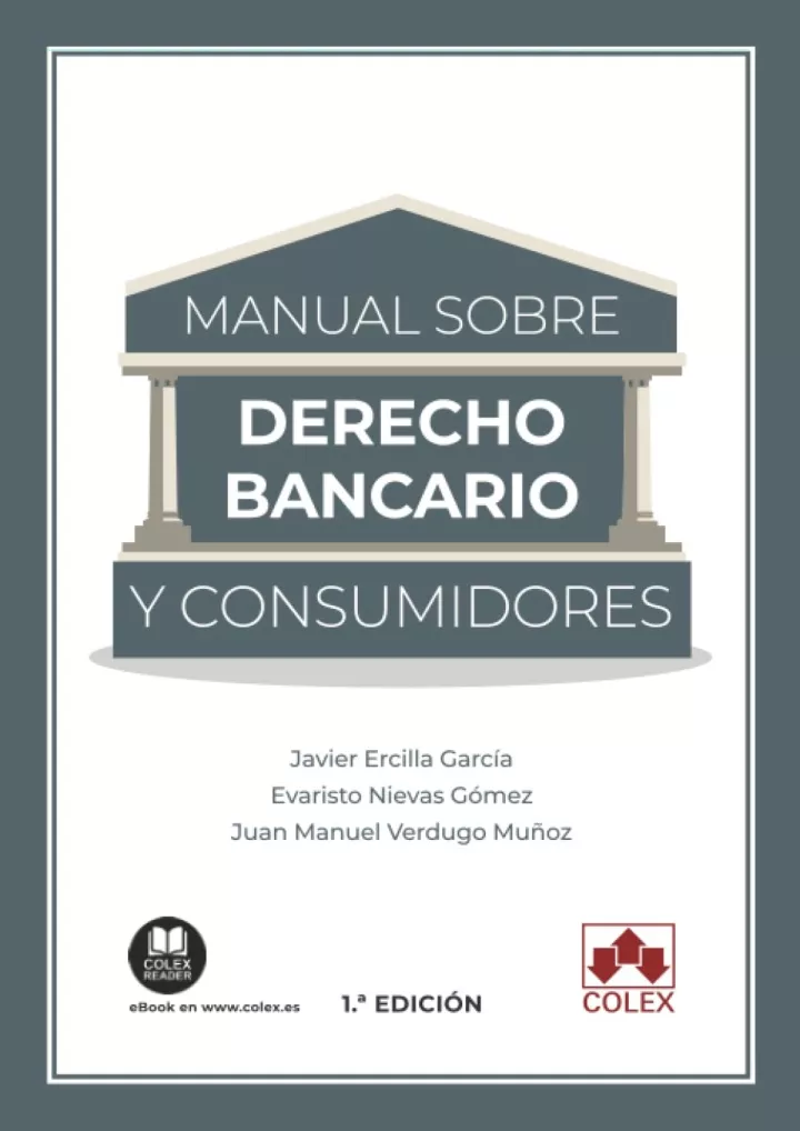 pdf read online manual sobre derecho bancario