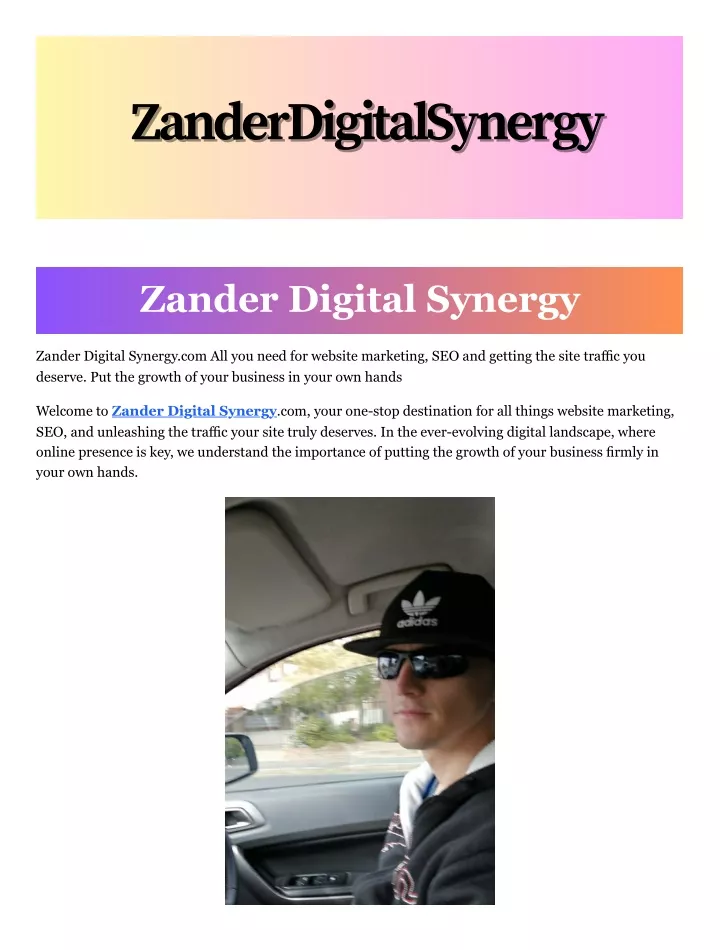 zanderdigitalsynergy zanderdigitalsynergy