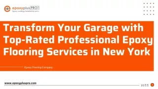 Transform Your Garage with Top-Rated Professional Epoxy Flooring Services in New York