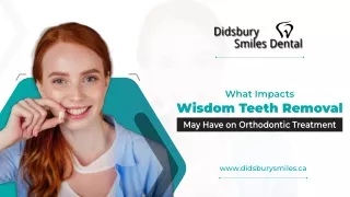 Impact of Wisdom Teeth Removal on Orthodontics