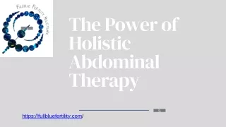 Holistic abdominal therapy | Fullblue Fertility