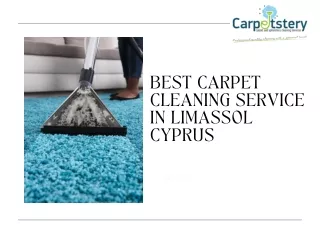 BEST CARPET CLEANING SERVICE IN LIMASSOL CYPRUS